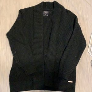 Black cardigan